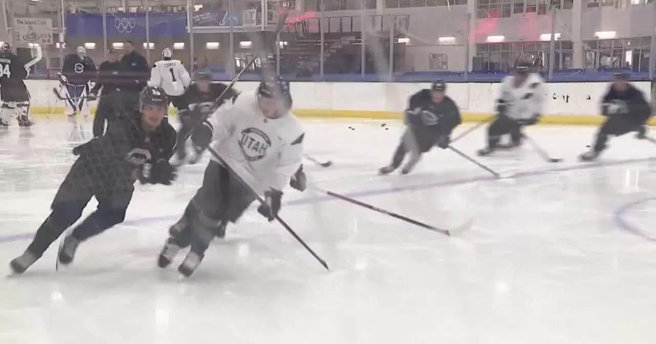 NHL hopefuls hit the ice for Utah Hockey Club rookie camp