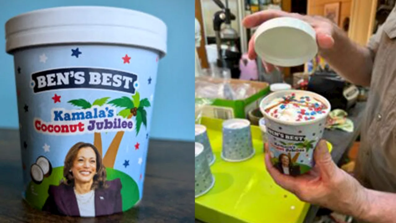 Ben & Jerry's releases ice cream flavor in support of Kamala Harris