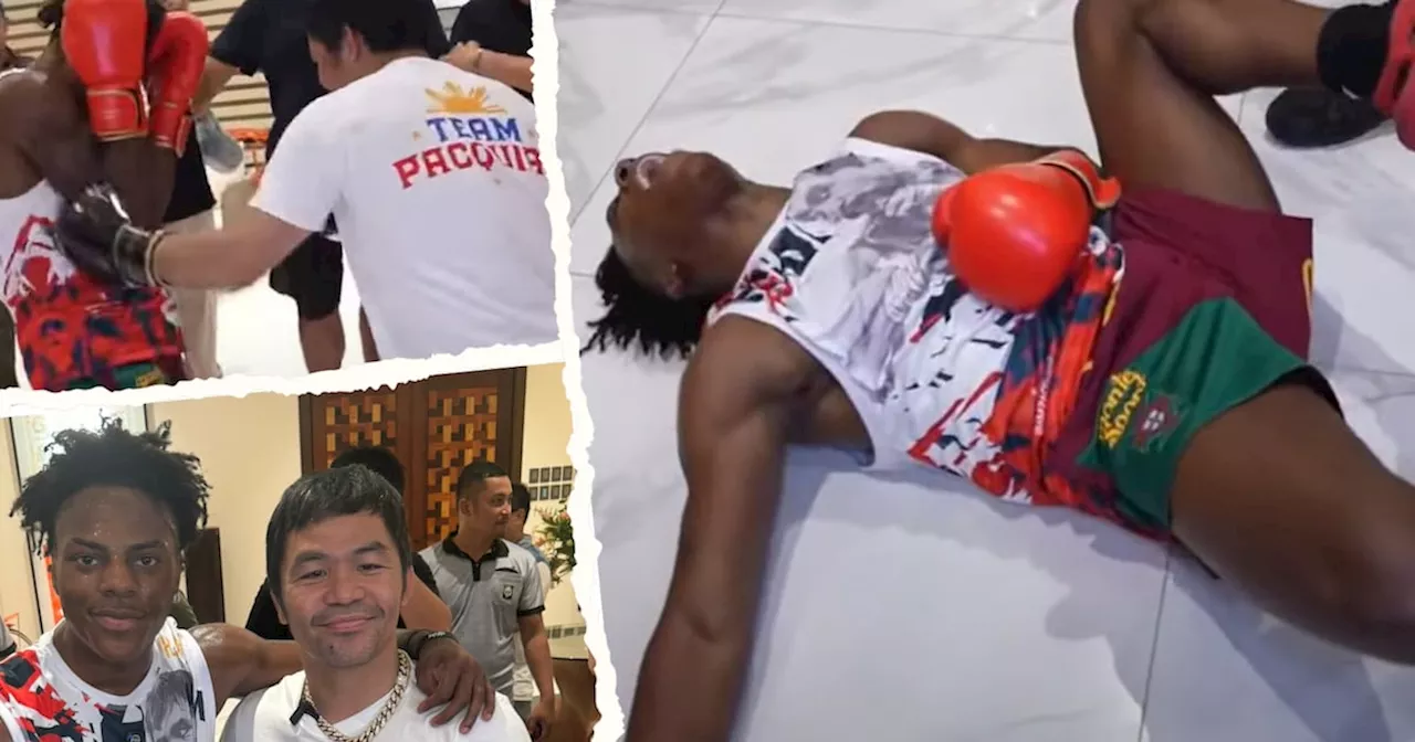 El creador de contenido se enfrenta a un excampeón filipino en una pelea improvisada