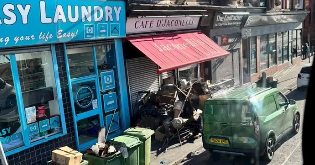 Fire ravages Jaconelli's in Maryhill as fundraiser launched to save 100-year-old Glasgow cafe