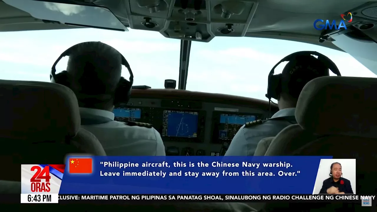 BFAR plane over Panatag Shoal gets radio challenges from Chinese Navy