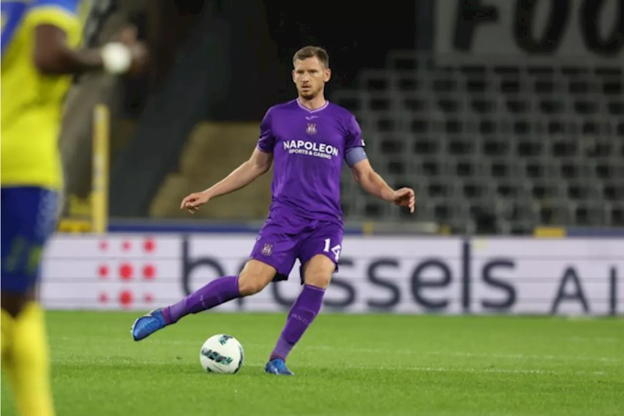 Vertonghen nog onzeker voor Anderlecht-Westerlo