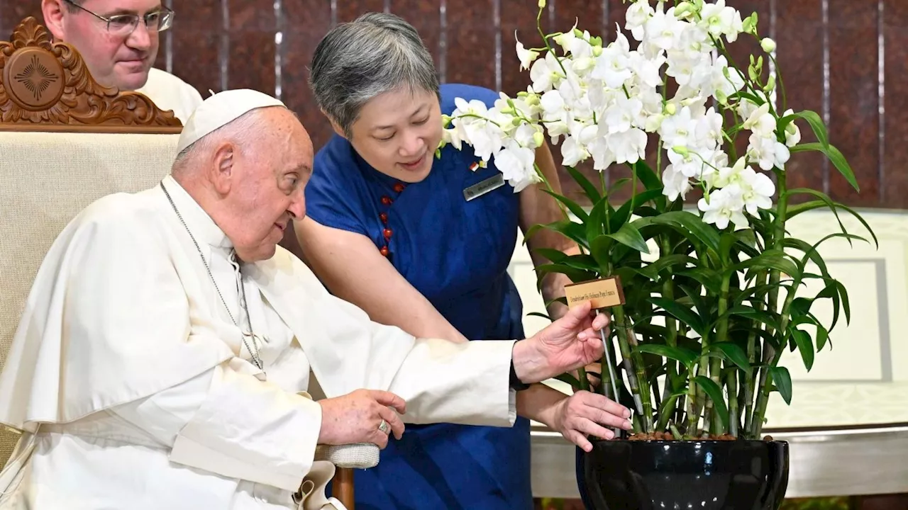 Day One in Singapore: ‘An orchid, an appeal, love for our brothers and sisters'