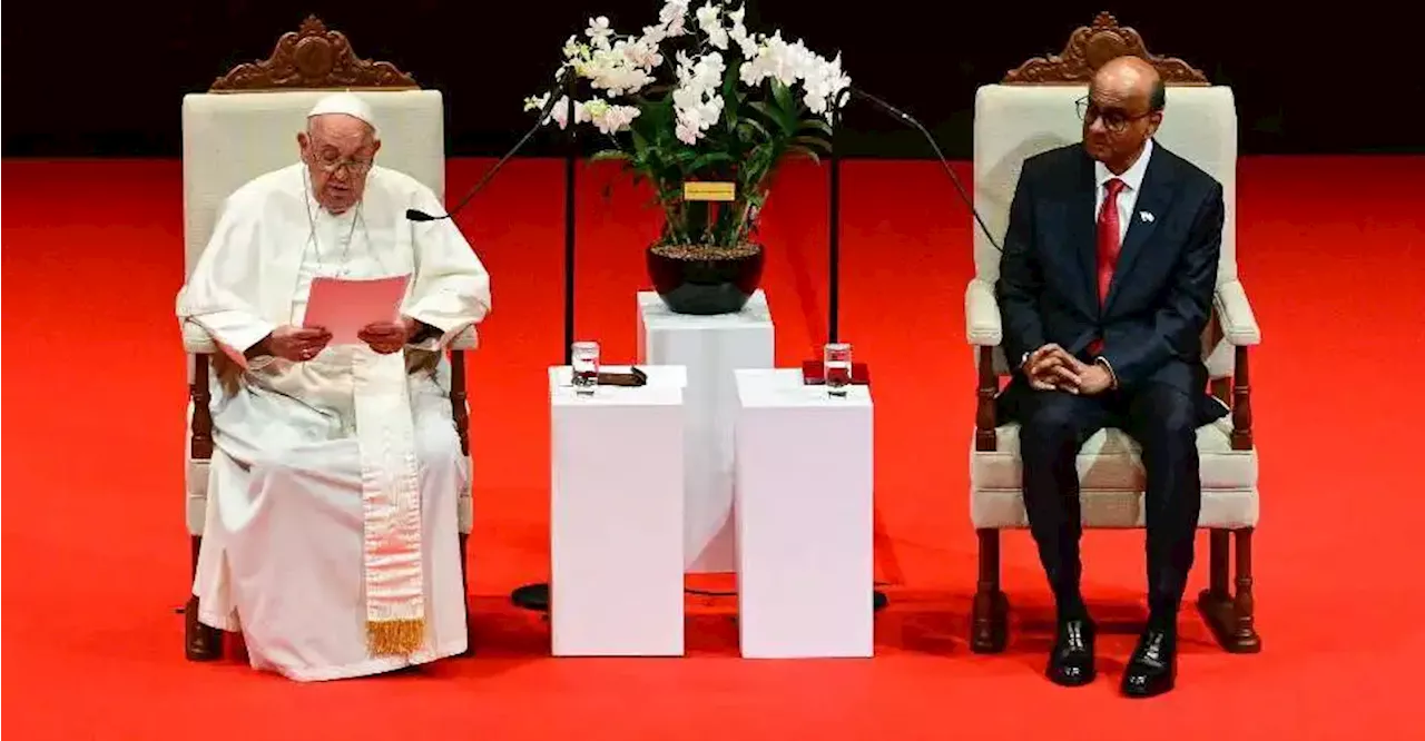 Pope tells Singapore to balance progress with social justice