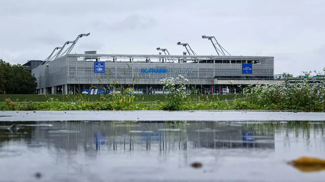 Jetzt hilft nur ein Wunder - Dauerregen – Linzer Derby droht jetzt bittere Absage