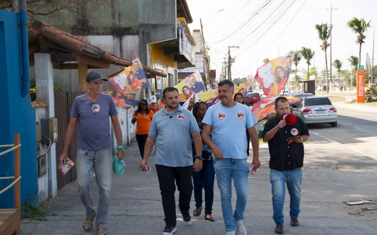 Rafael Peçanha faz corpo a corpo no segundo distrito de Cabo Frio