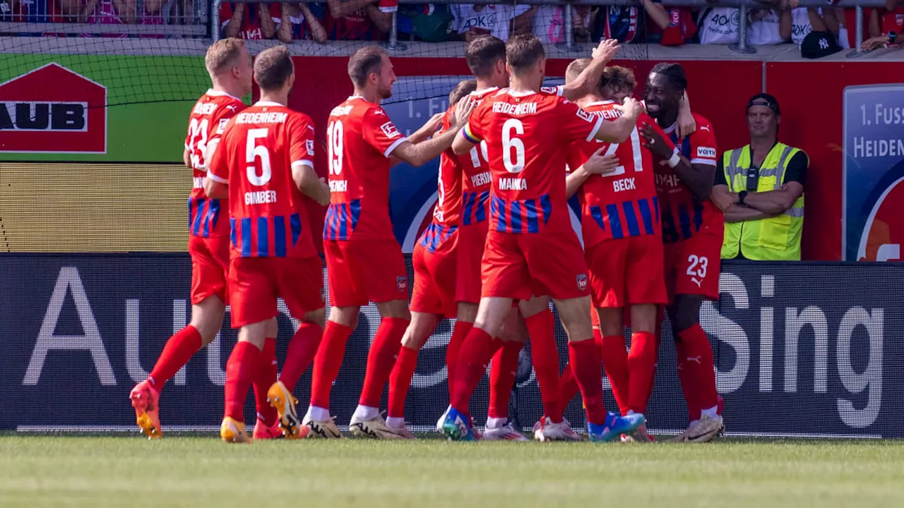 Jetzt der BVB: Heidenheim will nach Superstart weiter überraschen