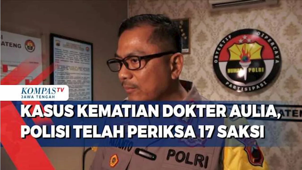 Kasus Kematian Dokter Aulia, Polisi Telah Periksa 17 Saksi