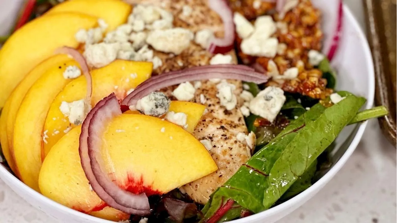 Cooking with Chef Bryan - Balsamic Peach Chicken Salad