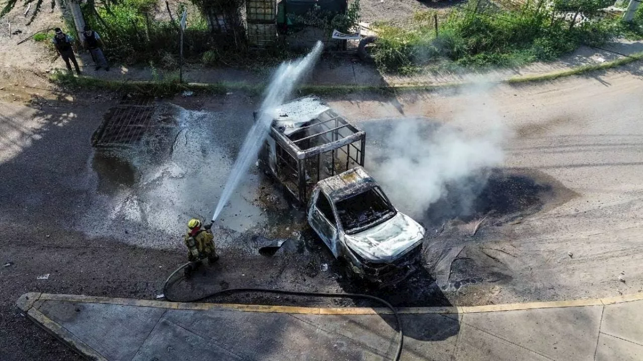 Culiacán bajo fuego: bloqueos, tiroteos, ciudad paralizada, sin escuelas, transporte, Grito...