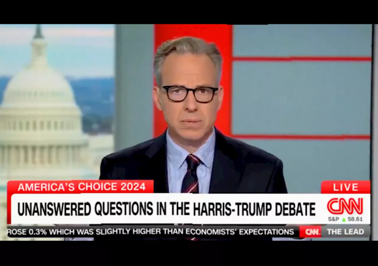 Jake Tapper Criticizes Kamala Harris for Dodging Debate Questions