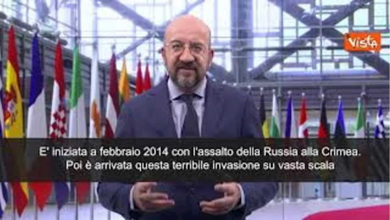 Michel: La Crimea È L'Ucraina, La Guerra Iniziò Nel 2014