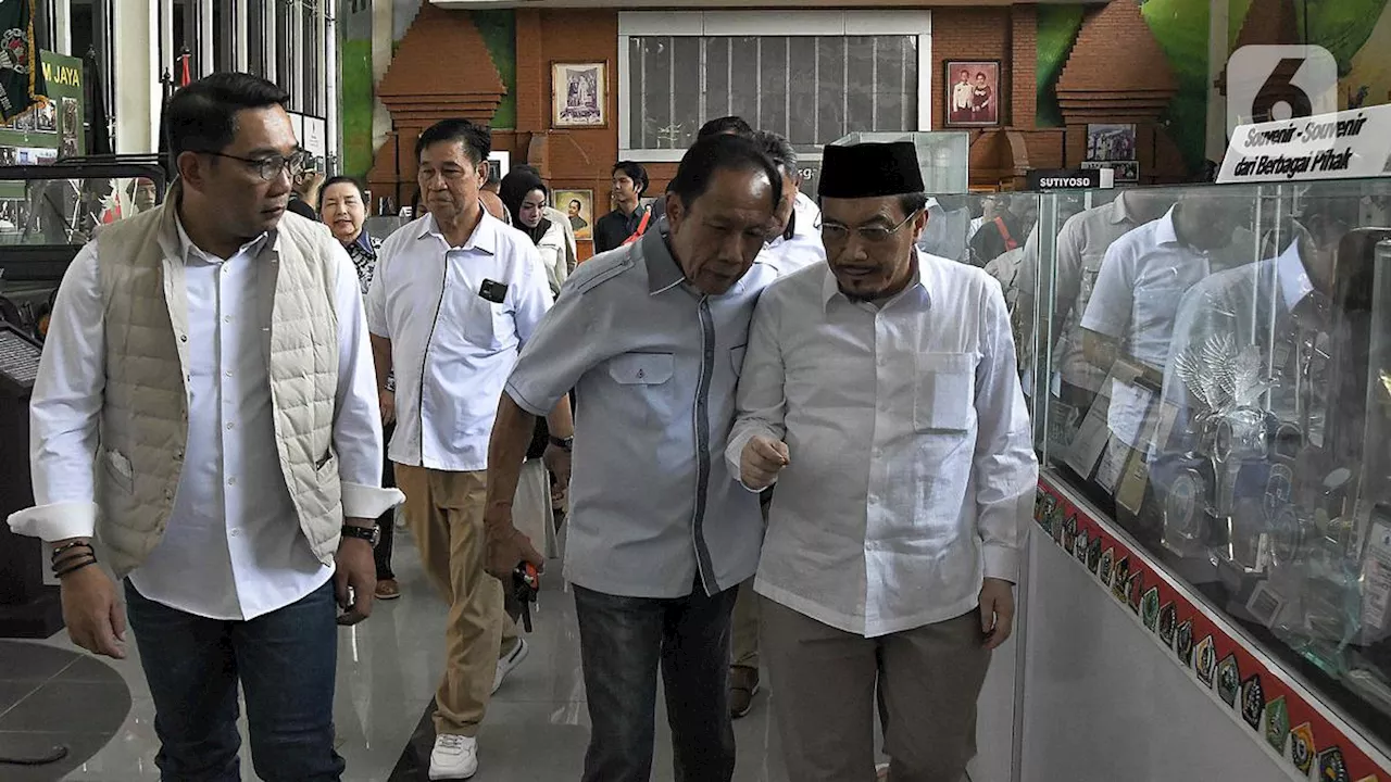 Kunjungi Sutiyoso, Ridwan Kamil-Suswono Berjanji Akan Perluas Program yang Sudah Ada di Jakarta