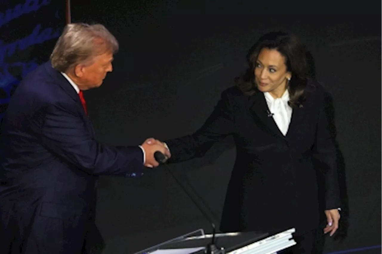 At the Harris-Trump debate, handshake and eye rolls speak louder than words