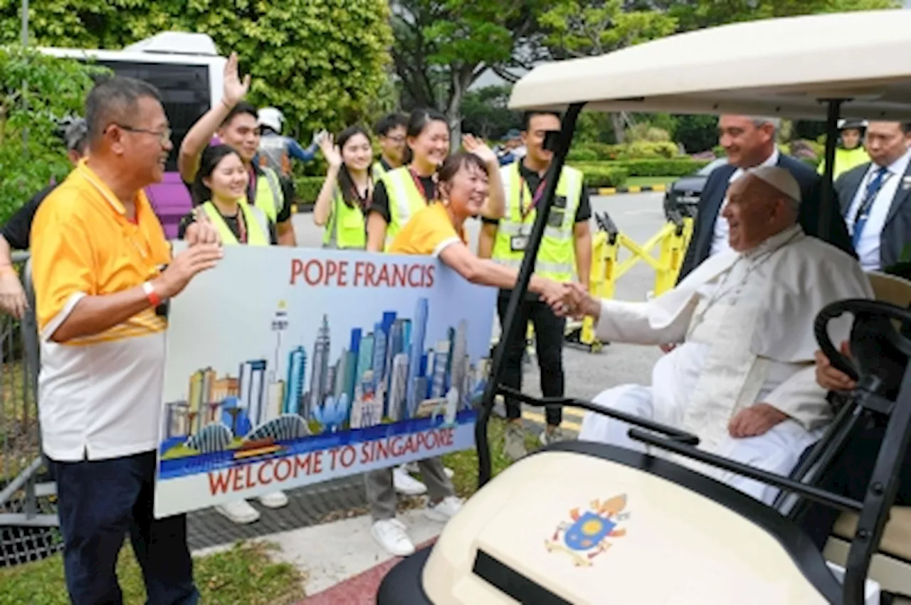 Built by migrants, Pope Francis urges fair wages for millions of foreign workers in Singapore