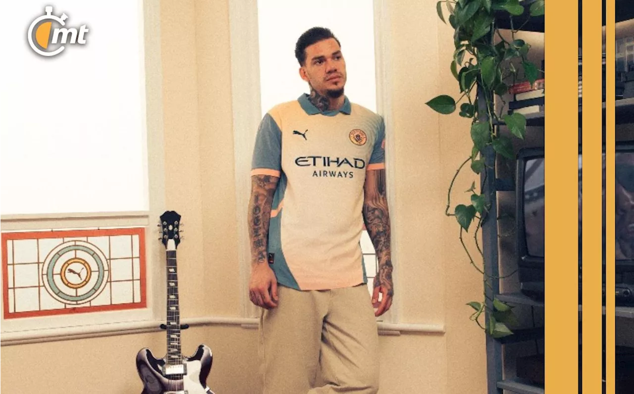 Manchester City se luce con presentación de nuevo jersey diseñado por Noel Gallagher