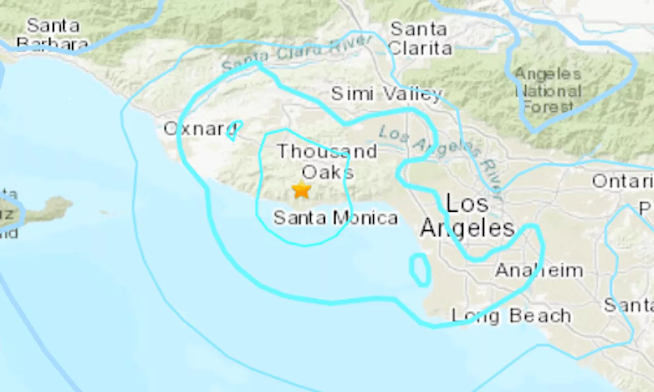 Map: 4.7 earthquake shakes Los Angeles