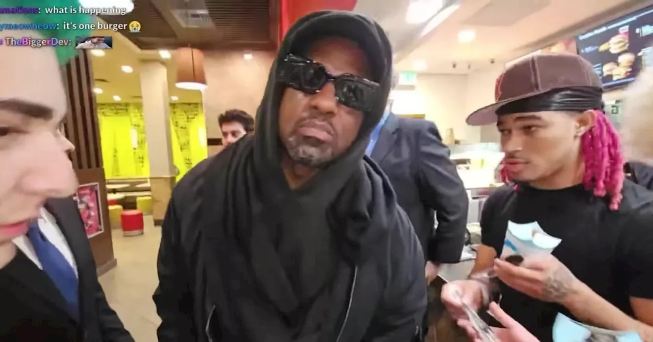 Fake Kanye West used to get free McDonald's food for streamers