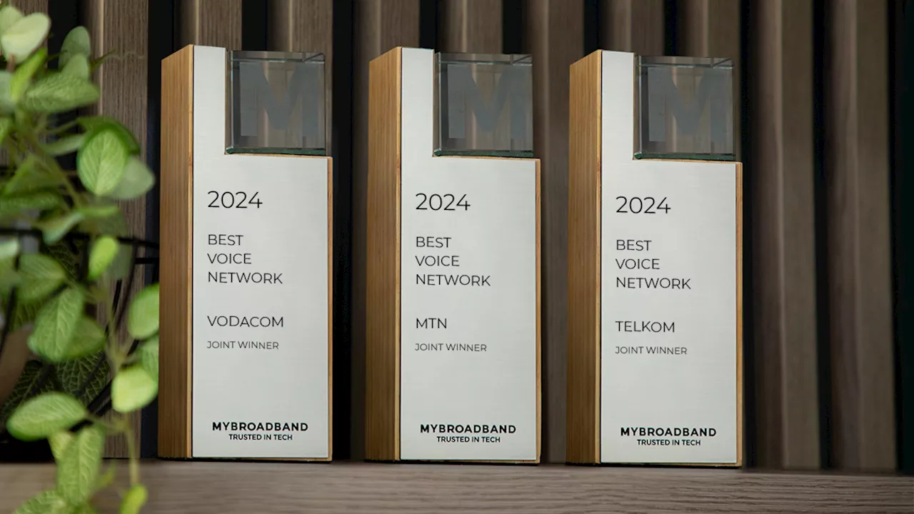 Vodacom, MTN, and Telkom share MyBroadband Best Voice Network in South Africa award