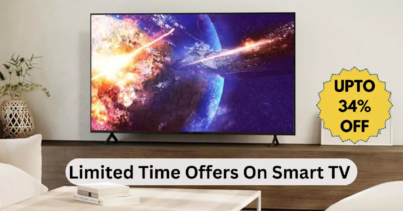 बड़ी स्क्रीन साइज वाली Smart TV के दाम भी Amazon Sale में हुए पस्त, ₹20 हजार से ज्यादा की छूट देख चौंक रहे लोग