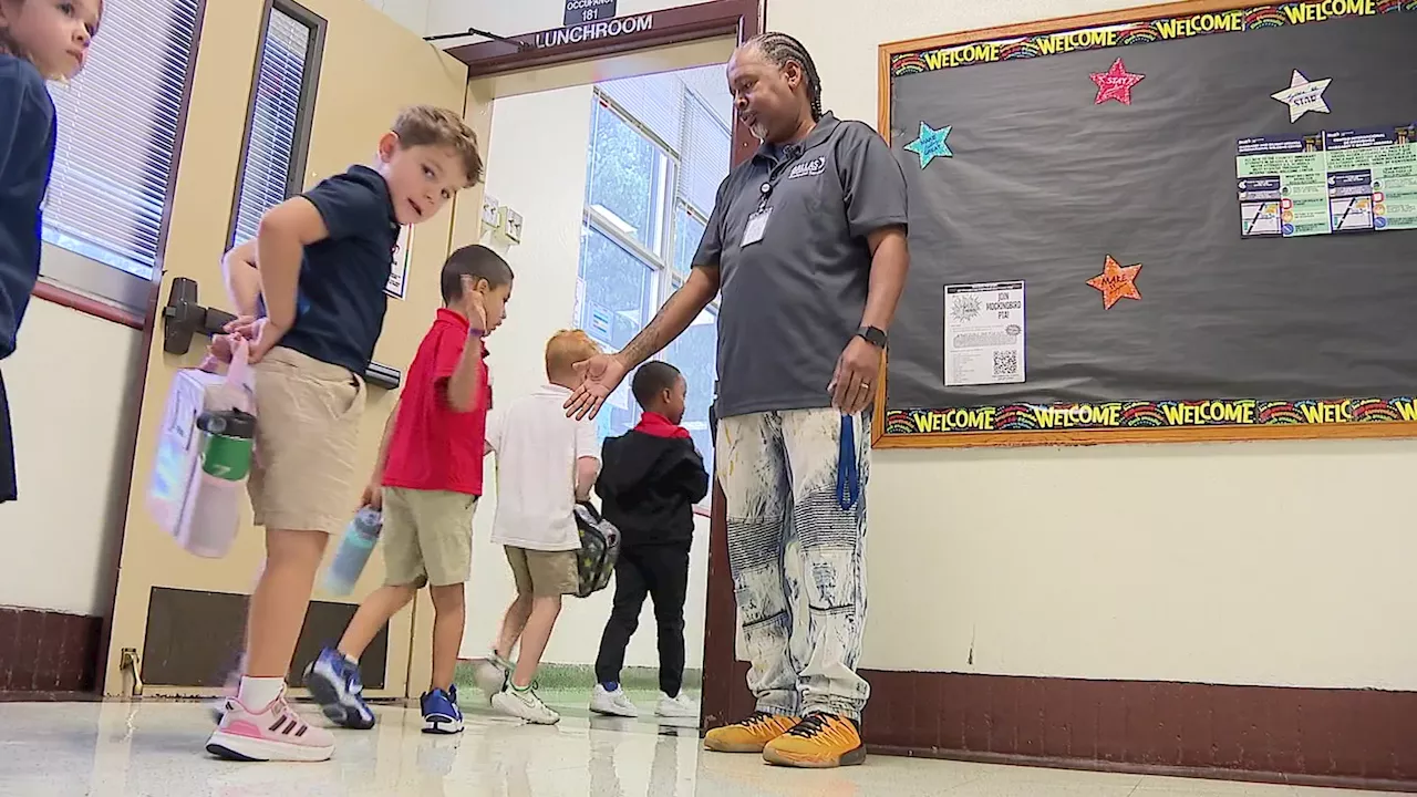 Dallas ISD custodian teaching students valuable lessons