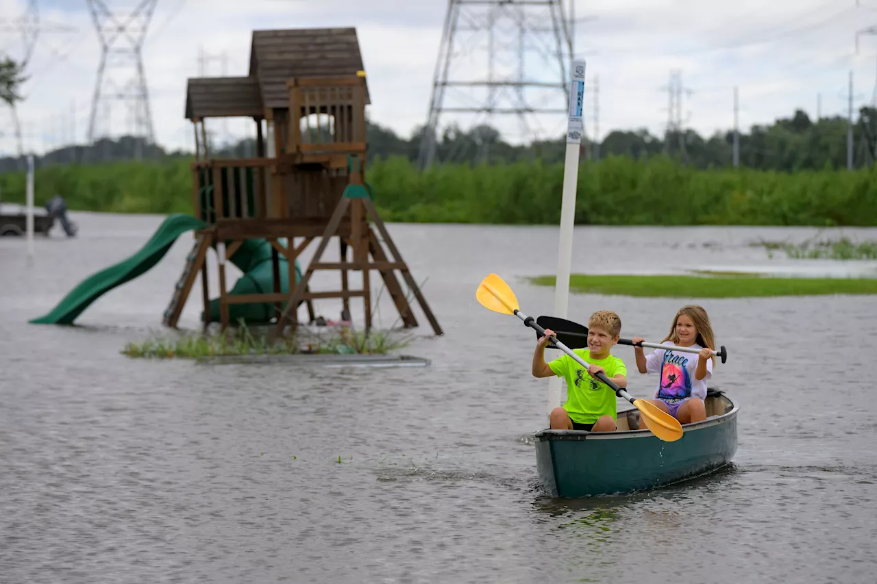 Francine moves inland with heavy rainfall after lashing Louisiana