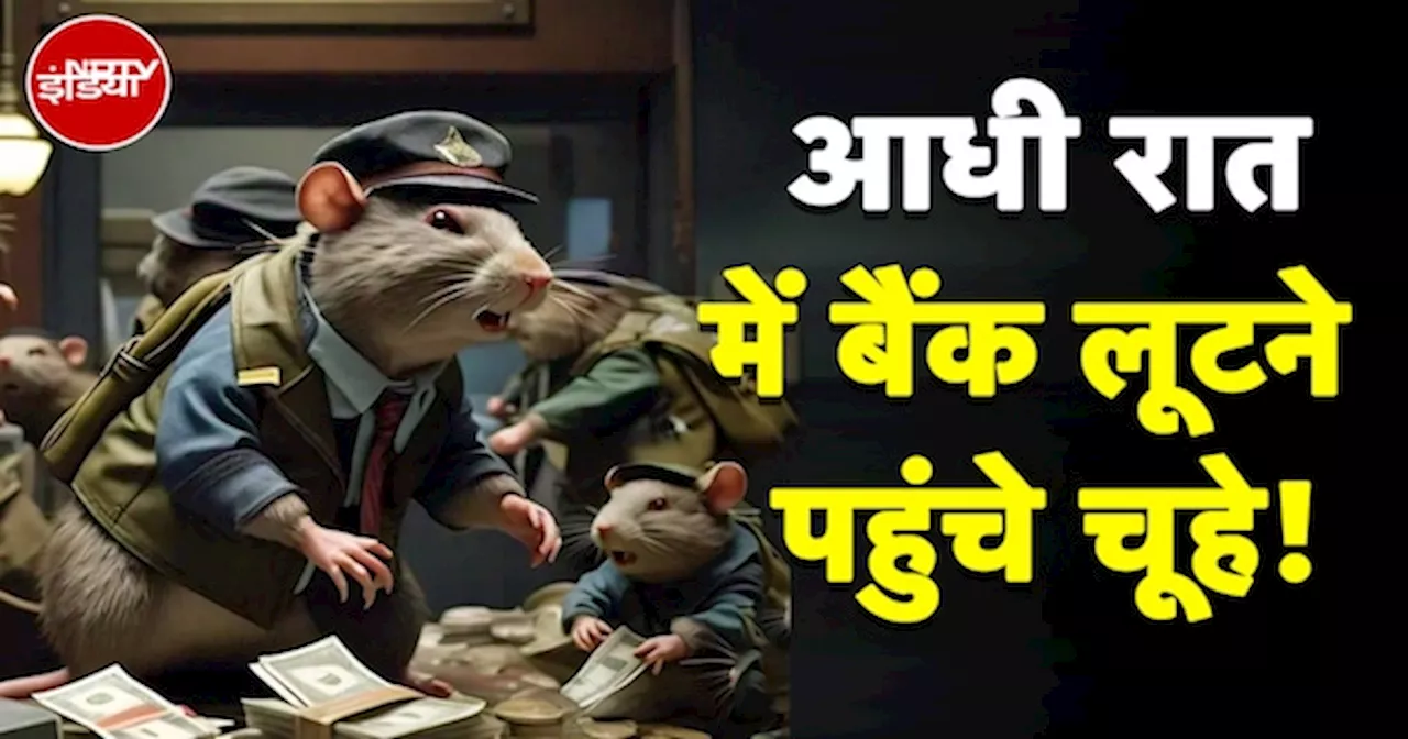 Rats Loot In Bank: आधी रात में बैंक लूटने पहुंचे चूहे! अलार्म बजा तो दनादन आई पुलिस और फिर जो हुआ..