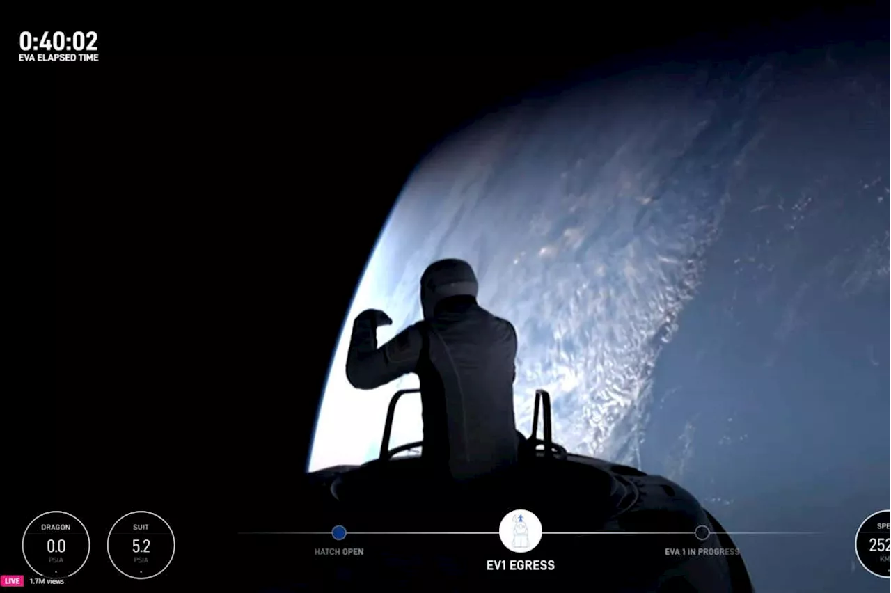 SpaceX Polaris Dawn crew complete 'stand-up' civilian spacewalk
