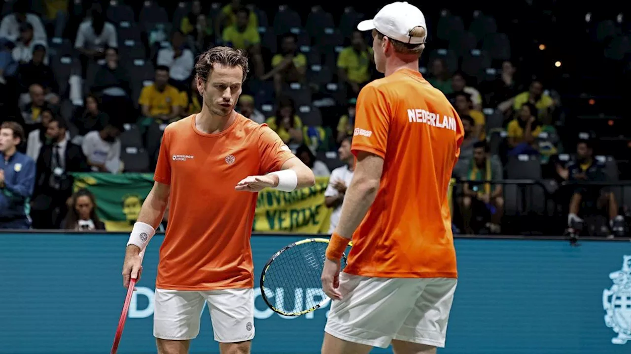 Nederland terug in strijd om finaletoernooi Davis Cup na winst op Brazilië