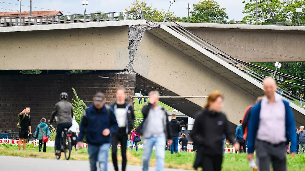 Investitionen gefordert: Einsturz der Carolabrücke Symbol für marode Infrastruktur