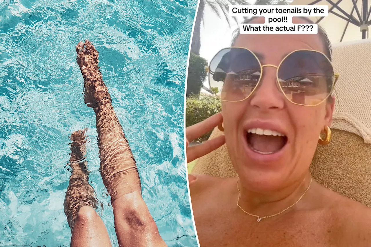 Mom's vacation ruined by stranger's 'gross' habit at hotel pool: 'Entitlement at its worst'