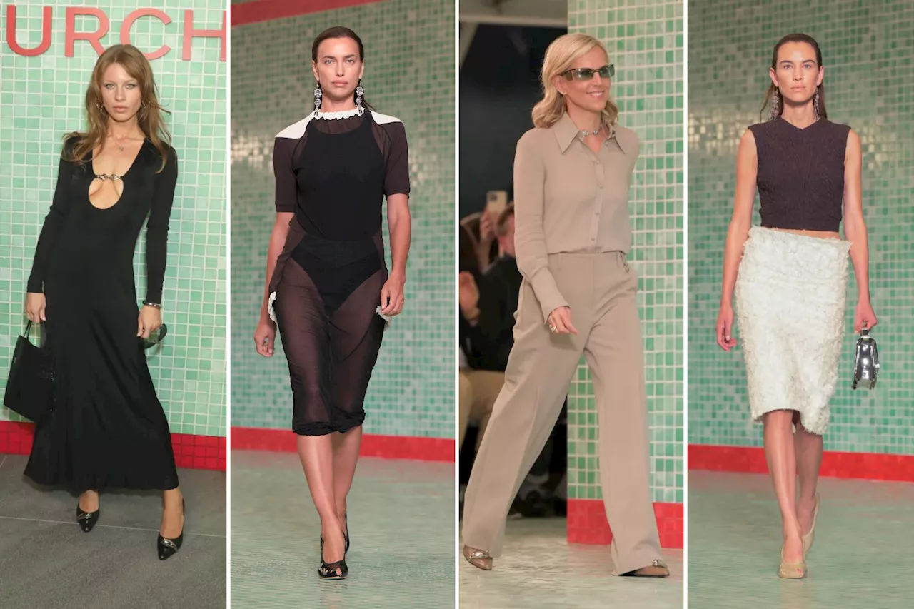  Newly minted pop star Ivy Getty talks laying floors at Tory Burch's spring show