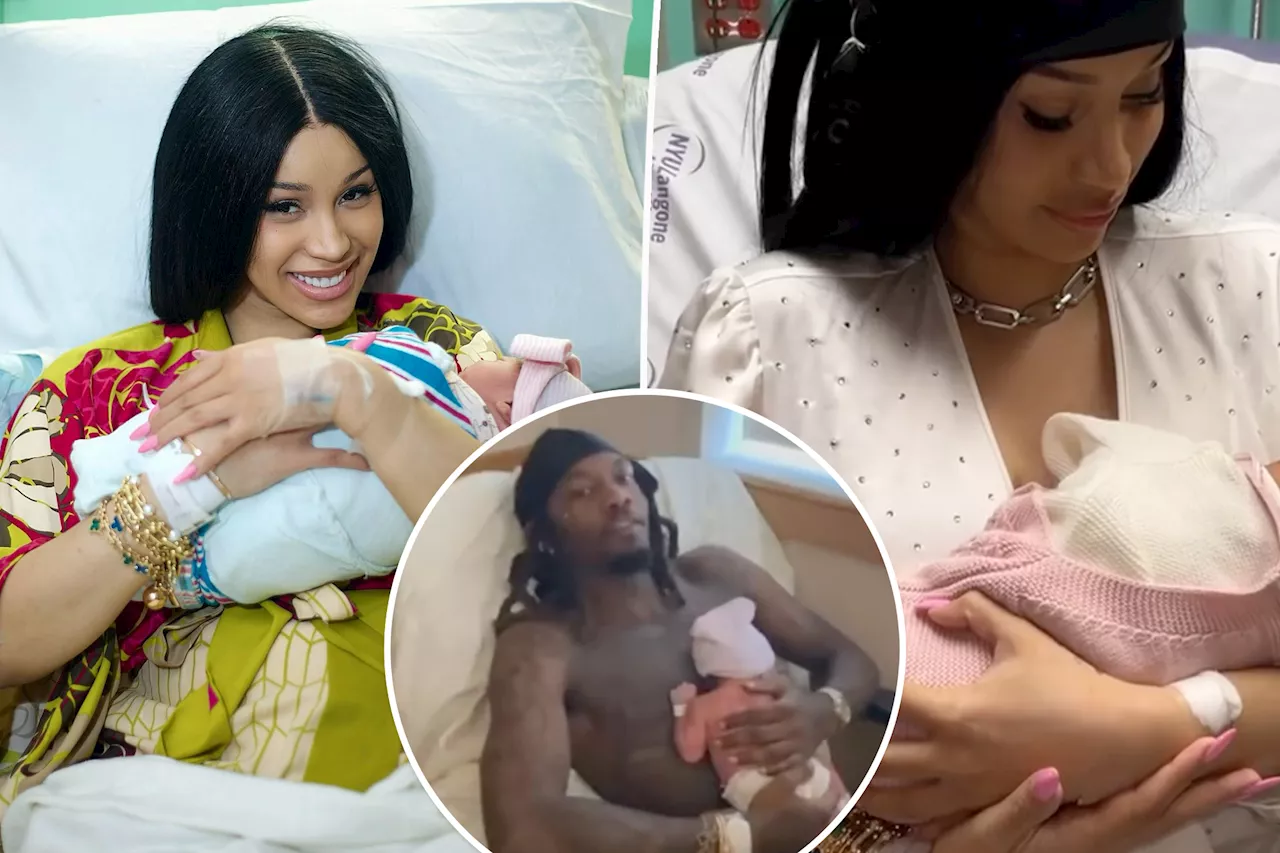 Cardi B gives birth, welcomes baby No. 3 with estranged husband Offset