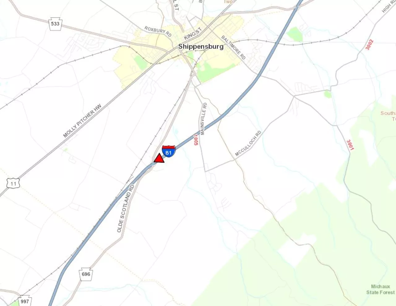 Concrete repairs planned on southbound I-81 in Franklin County: PennDOT