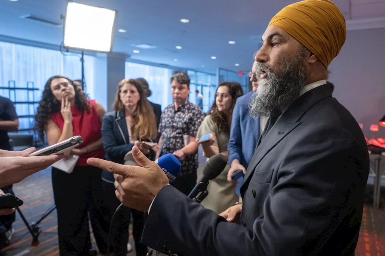 Singh says NDP drafting climate plan, won't say if it'll include consumer carbon tax