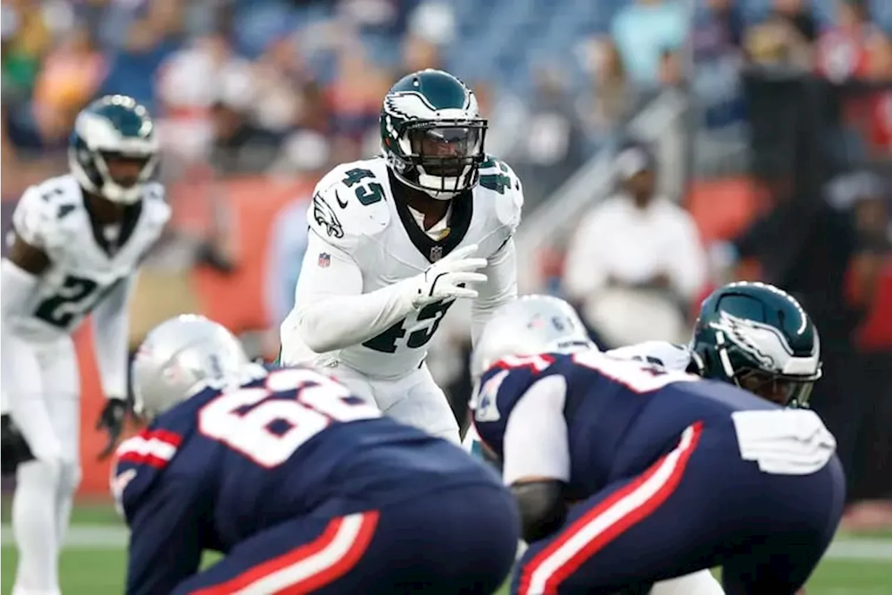 Eagles’ Devin White says he will ‘stay ready’ after losing starting linebacker spot to Nakobe Dean