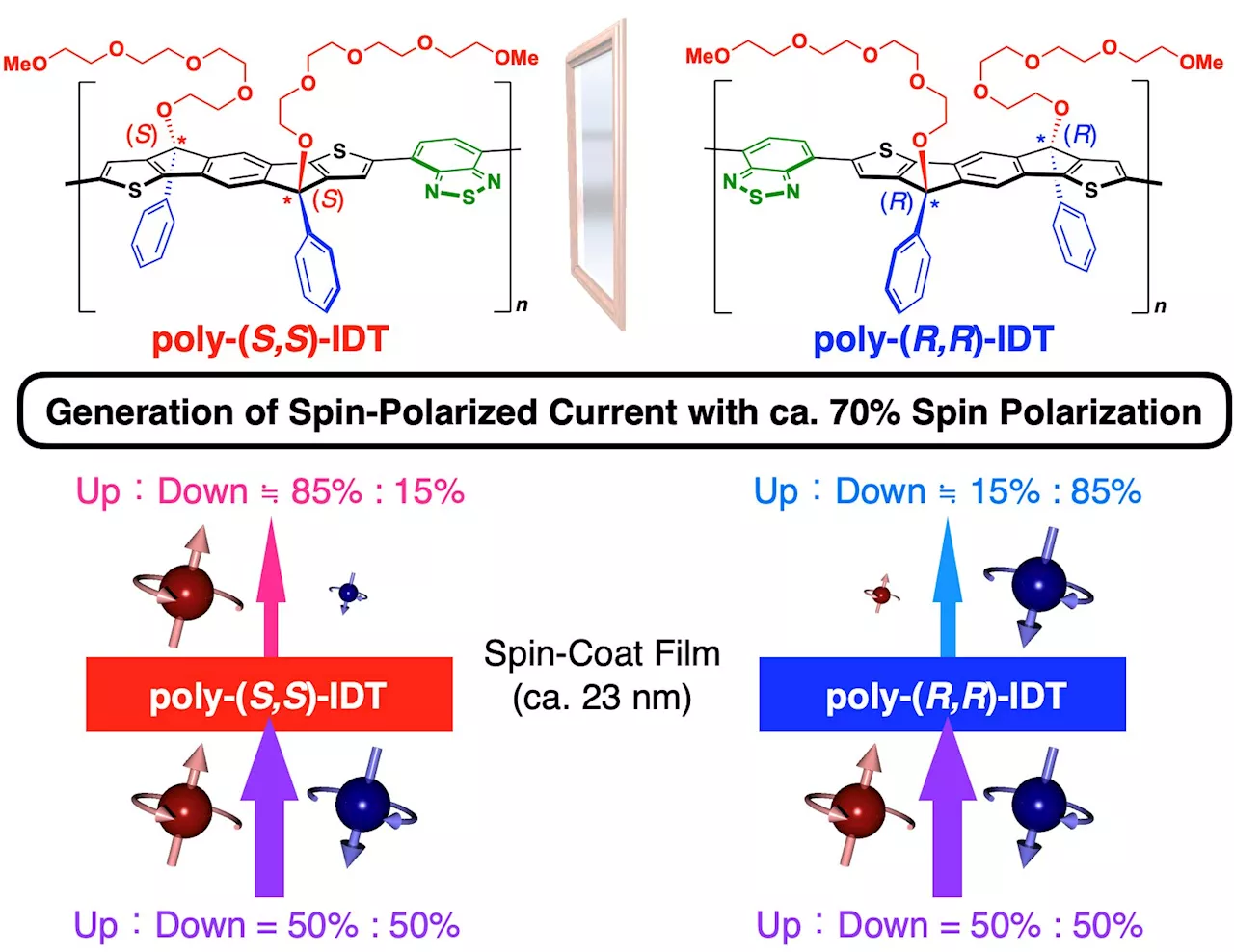 'Fussy' molecules prefer one direction over the other, chiral copolymer study finds