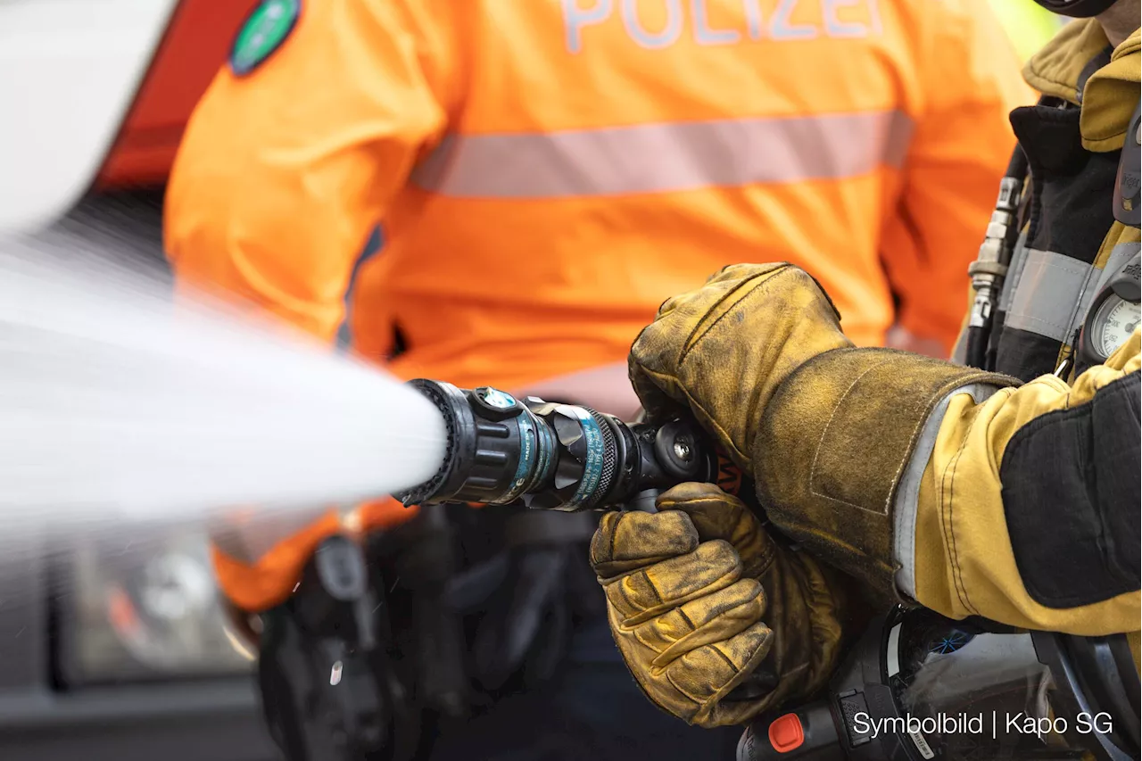 Schänis SG: Brand in Garage ausgebrochen – technischer Defekt im Vordergrund