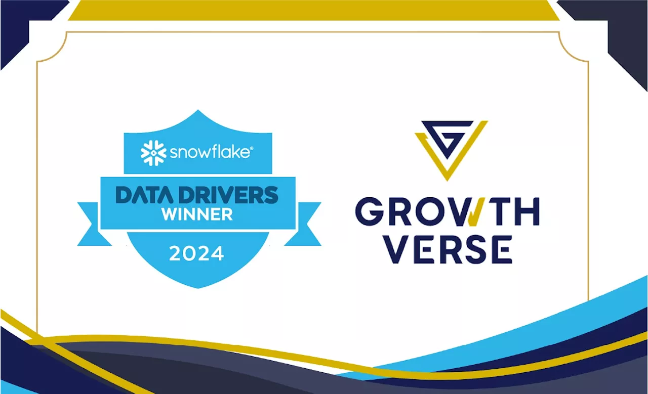 GROWTH VERSE、Snowflake社主催「Data Drivers Awards」を受賞