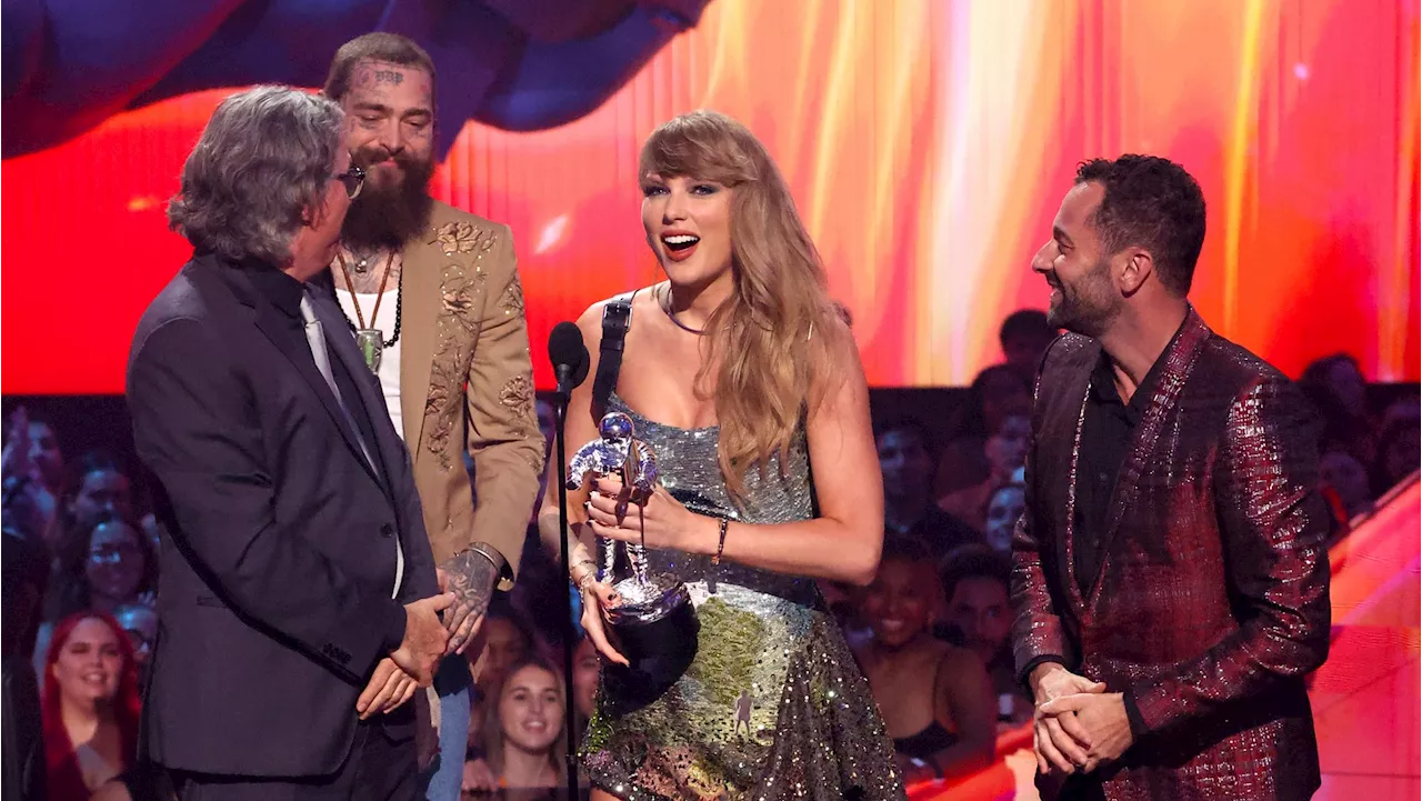 Taylor Swift Thanks Boyfriend Travis Kelce as She Accepts Video of the Year at 2024 VMAs