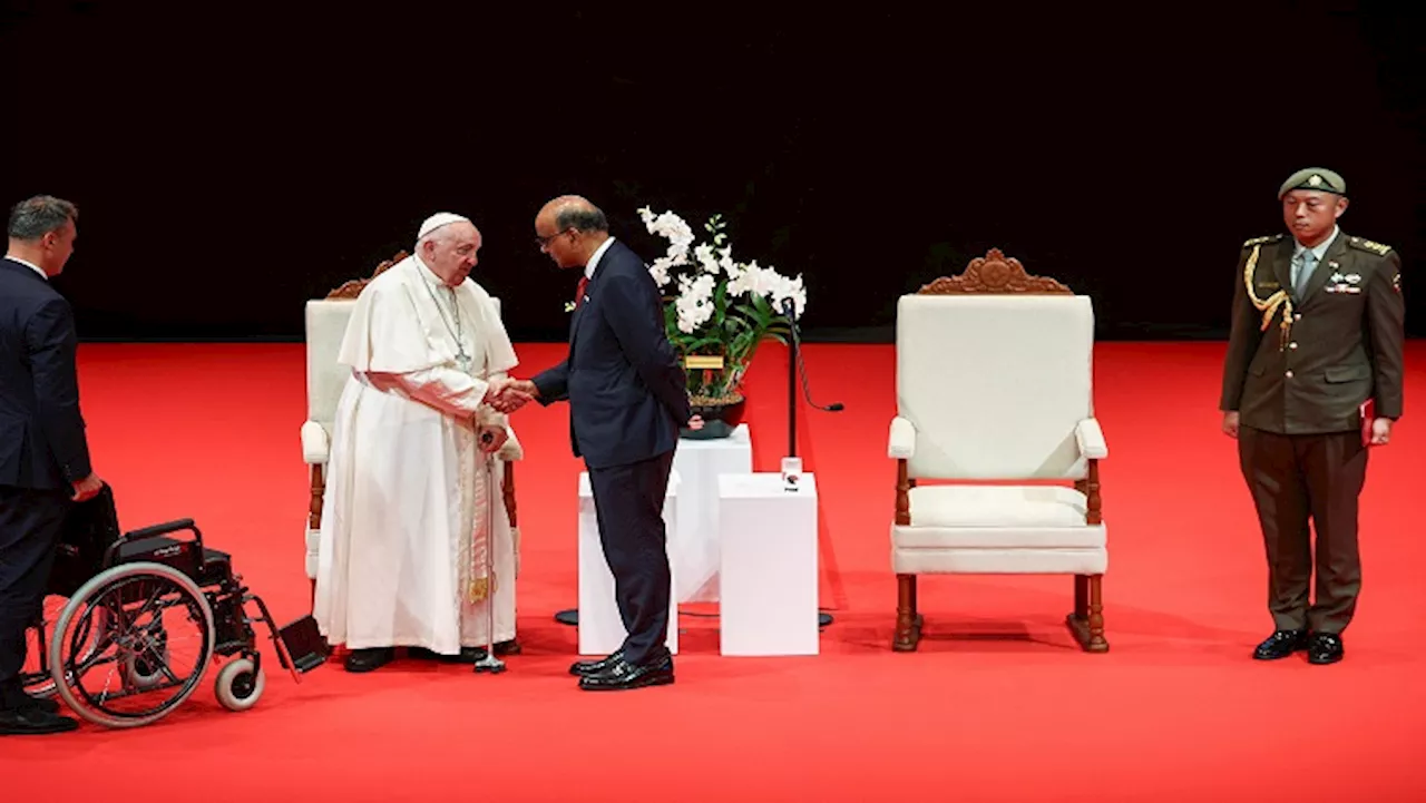 Pope Francis, in Singapore, urges fair wages for migrant workers - SABC News