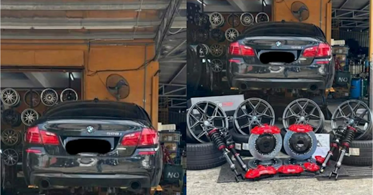 BMW Owner Flees Without Paying RM38,000 Workshop Bill, Injures 3 Workers