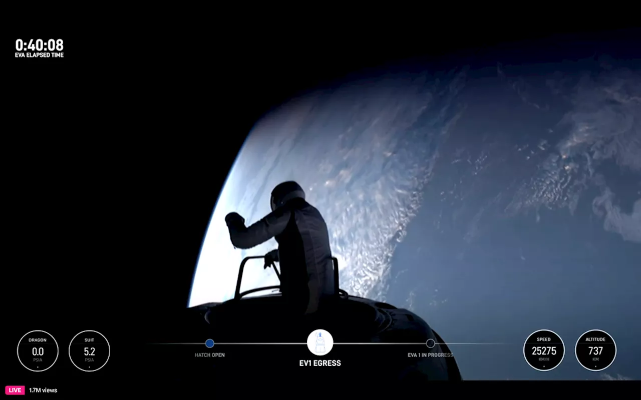 Polaris Dawn Astronauts Perform First Private Space Walk in a Stellar Success for SpaceX