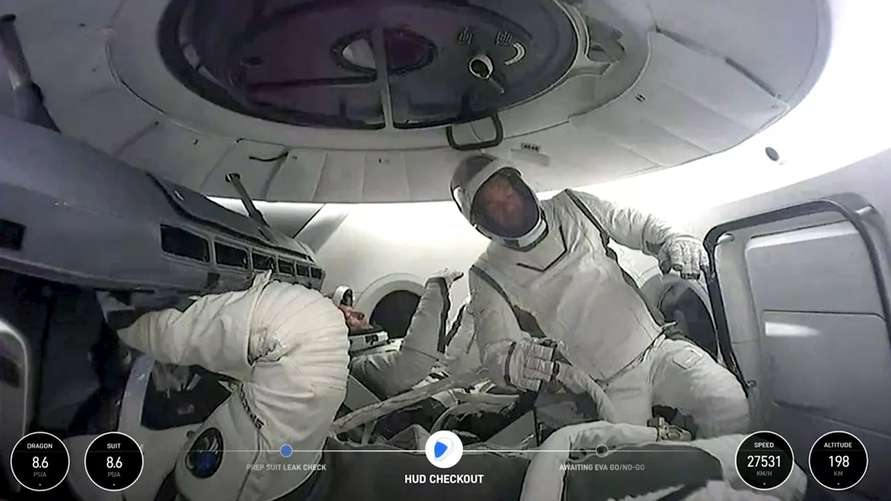 SpaceX: Drama of risky spacewalk was heightened as the crew made do without airlock chamber