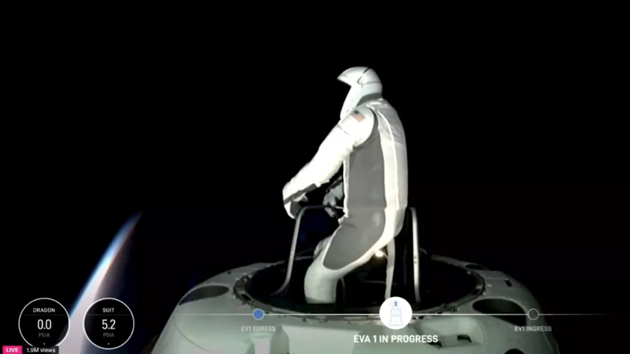 SpaceX Polaris Dawn: Billionaire Jared Isaacman becomes first person to take part in private spacewalk