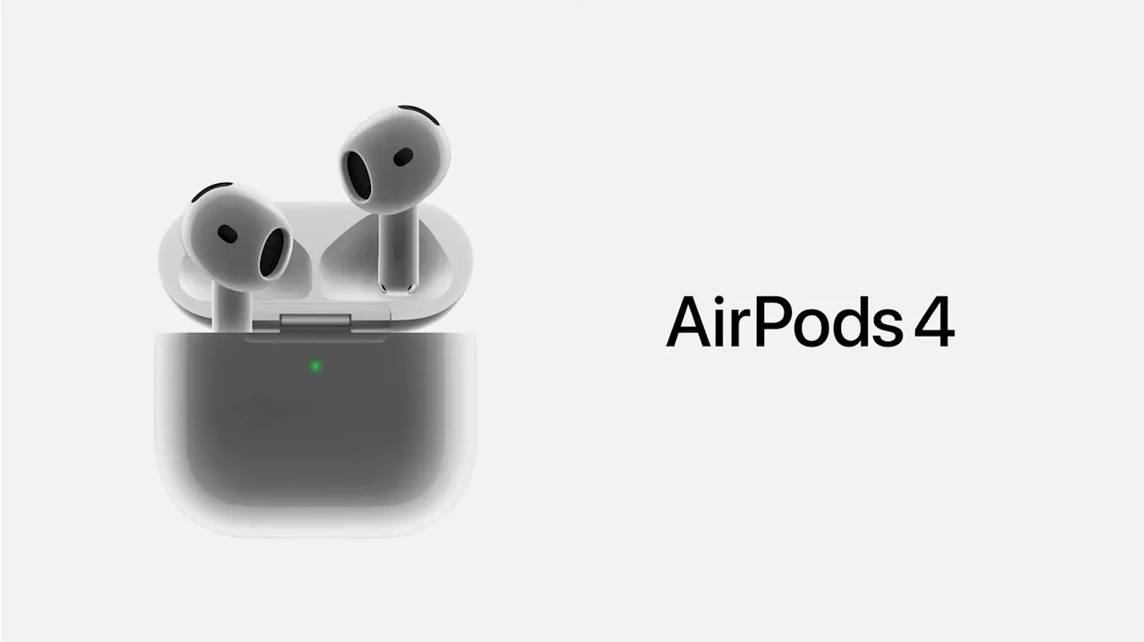 Apple Unveils New AirPods 4 and AirPods Pro With Active Noise Cancellation