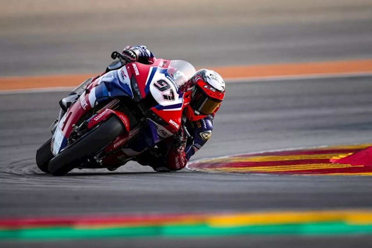 SBK-Test in Aragón: Honda suchte nach Bestätigung