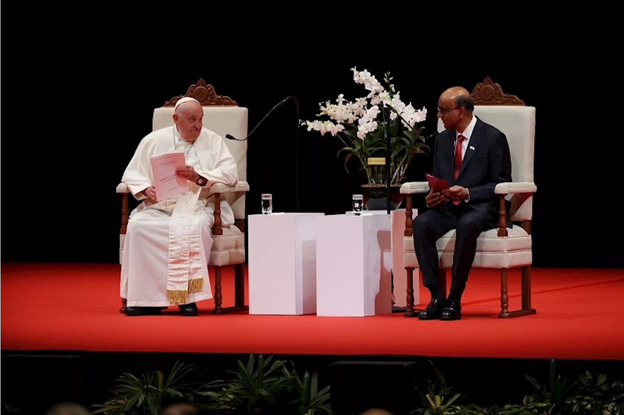 In Pictures: Pope Francis in Singapore for 3-day state visit