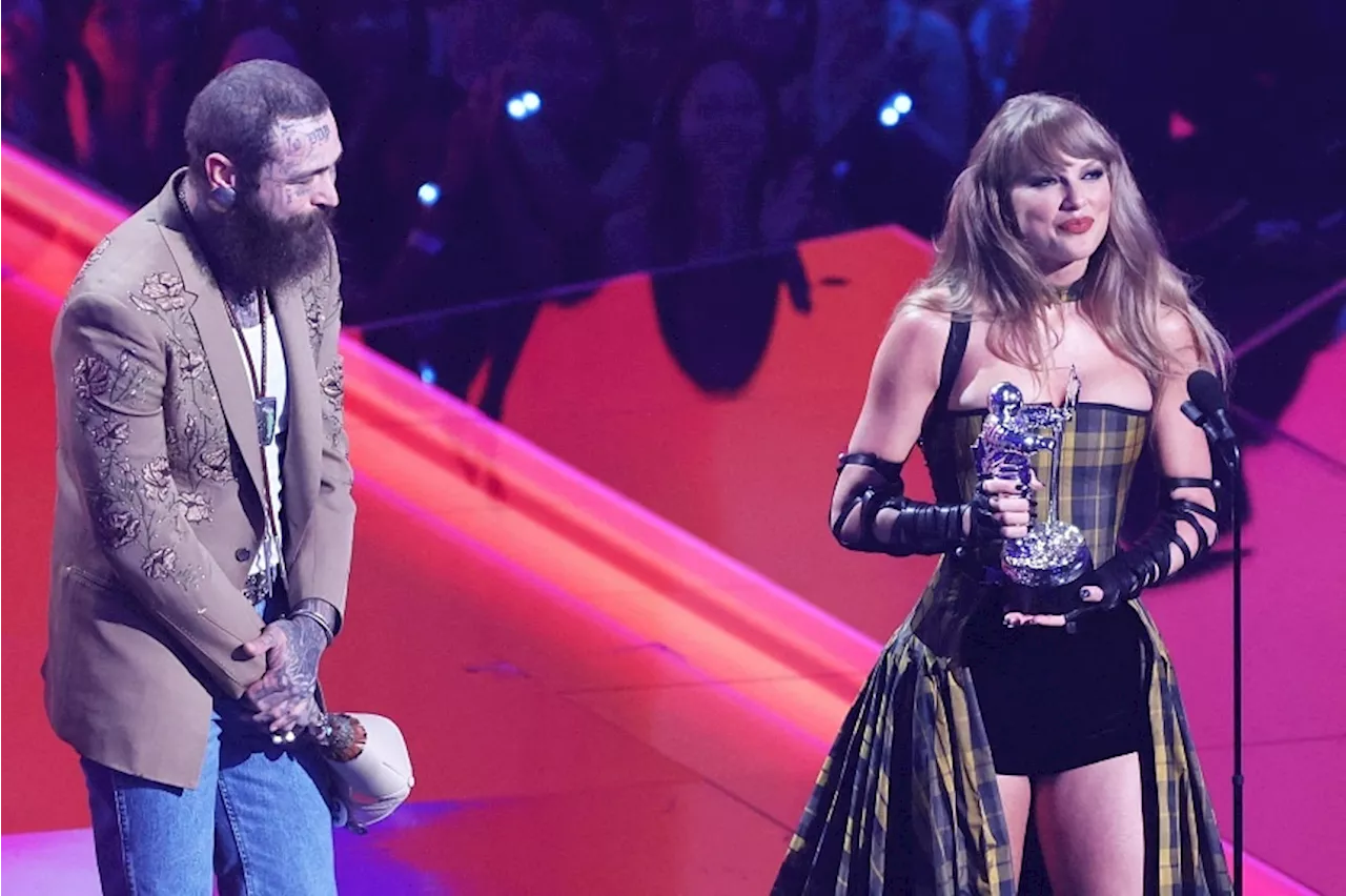 Taylor Swift, Post Malone win best collaboration at MTV's Video Music Awards