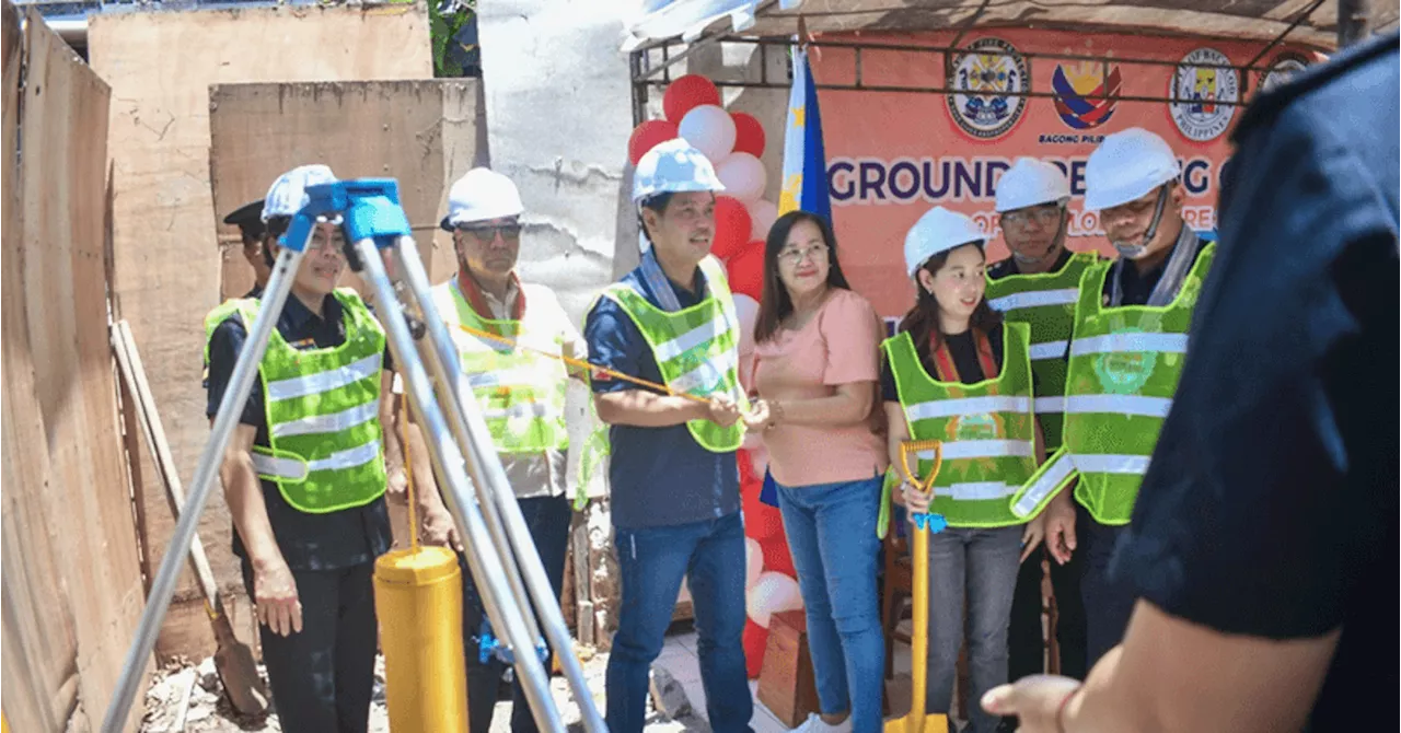 Bacolod City Fire Station office extension and garage groundbreaking ceremony